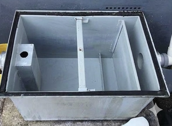 Grease trap after cleaning 3