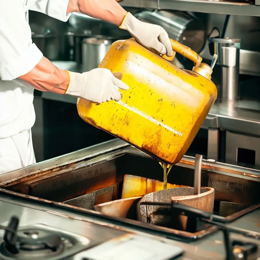 Grease trap cleaning service technician